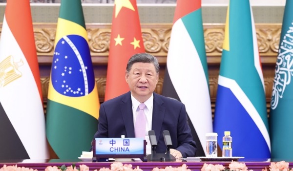 习近平出席金砖国家领导人线上峰会并发表重要讲话