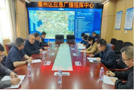 省广电局调研秦州区应急广播体系建设工作.jpg